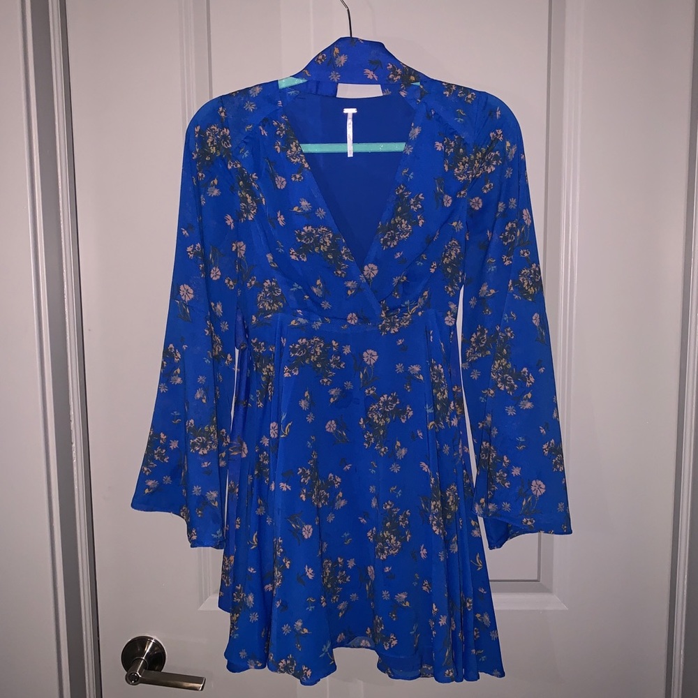 Free People Long Sleeve Mini Dress